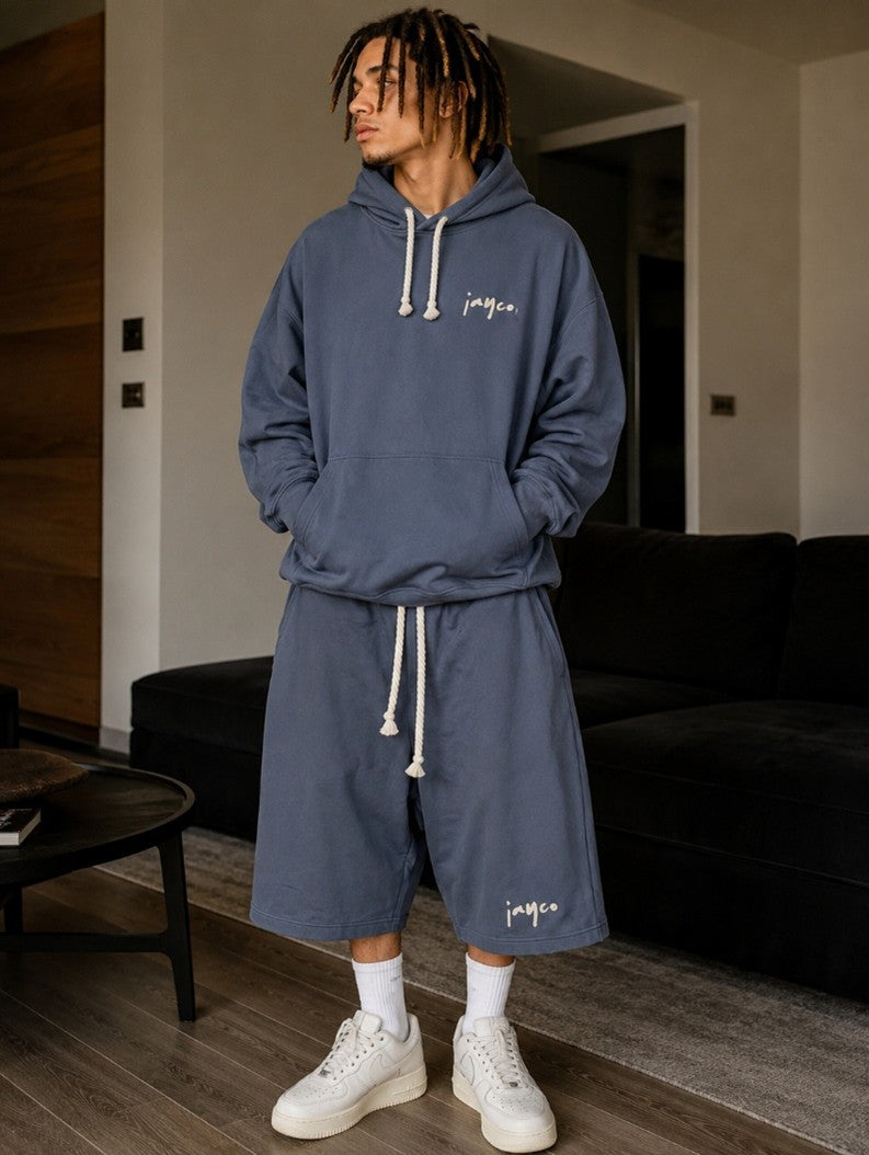 Double-layer Hood with a High-Neck Crossover Design
