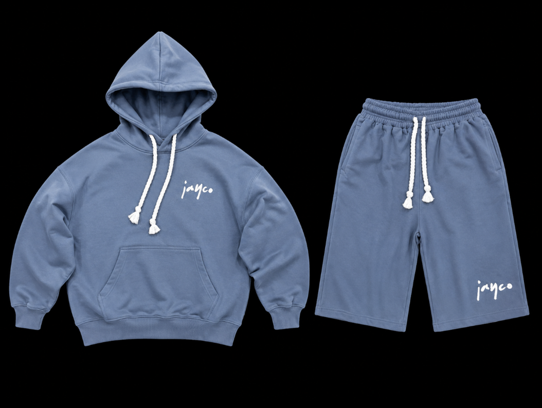 Double-layer Hood with a High-Neck Crossover Design